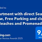 With Direct Sea View, Free Parking And Close To Beaches And Promenade *